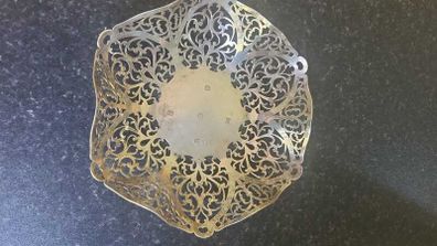 Irish sterling silver bon bon dish