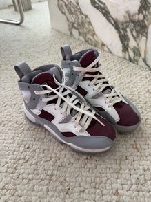 Jordan Two Trey trainers in white/ cherrywood red
