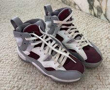 Jordan Two Trey trainers in white/ cherrywood red