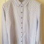 Navy Gilet/ White Stitching Size 14 Pockets and Zip Image 4