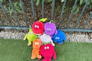 Fruit and vegetables plushie collection