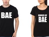 Bae And Owner Of Bae Love Couple T-shirts Great Gift Present For Valentines Day Idea