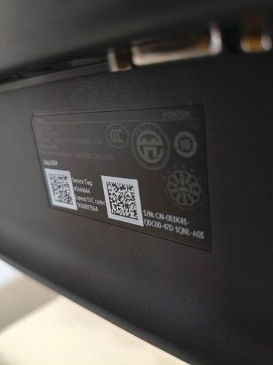 DELL P2425H monitor 100Hz adjustable stand IPS LCD