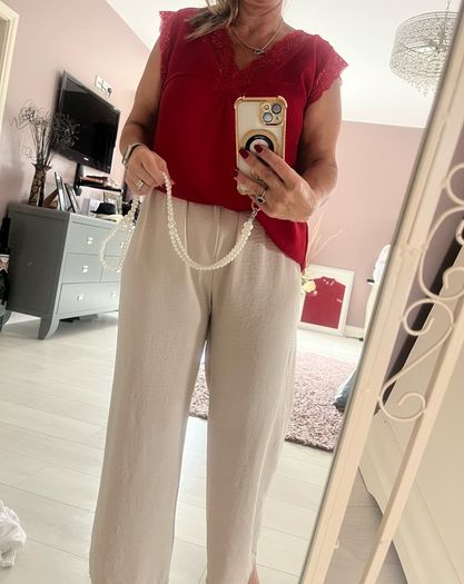 Lace Trim Top