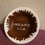 Vintage Chocolate U.S.A Panware bowl Image 3