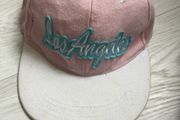 Pink Los Angeles Baseball Hat One Size