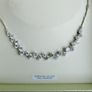Fields Sterling Silver 925 Cubic Zirconia Necklet l16" 20,93g Image 3