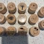 20 Rubber stamps - 25mm diameter in size Image 3