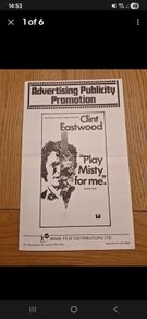 Play Misty For Me 1971 Pressbook Clint Eastwood