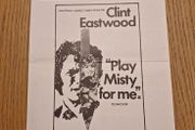 Play Misty For Me 1971 Pressbook Clint Eastwood