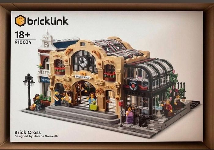 Lego Bricklink Designer Program 910034 Brick Cross Train Station