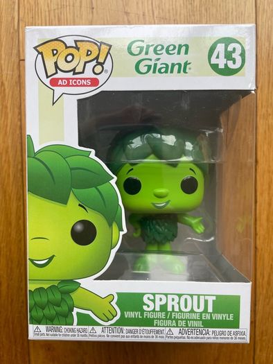 As Icons Funko Pop! Green Giant #43. Mint Condition.