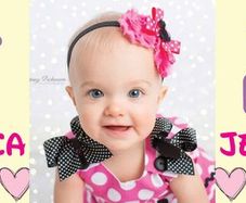 1st Birthday Party Banner Poster with photos