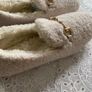 cream slippers Image 2