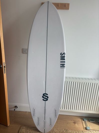 Smth Shapes 6ft2 Humanoid, 37L with fins, leash, cover