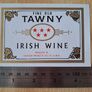 Vintage fine old Tawny Irish wine label Image 2