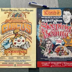 2 Circus/ Panto Posters 1984