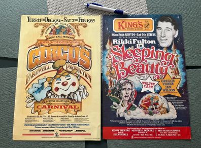 2 Circus/ Panto Posters 1984