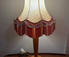 Vintage wooden table lamps X2 (no shades) c1970