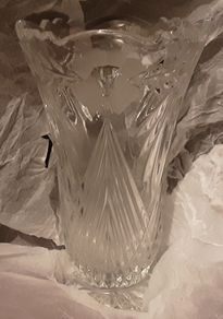 nice cut glass vase