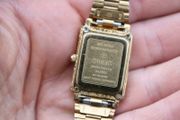 Swistar Ladies 22K Gold Plated Watch