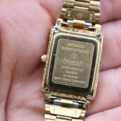 Swistar Ladies 22K Gold Plated Watch