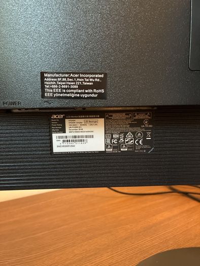 Acer XF240H 24-Inch Wide Full HD
