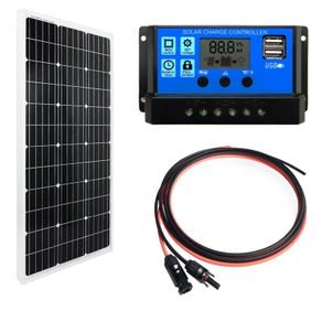 100w 12V Solar Panel Kit for Camper van or Boat