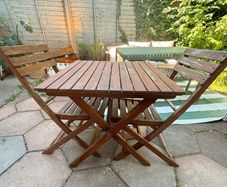 Garden table and chairs
