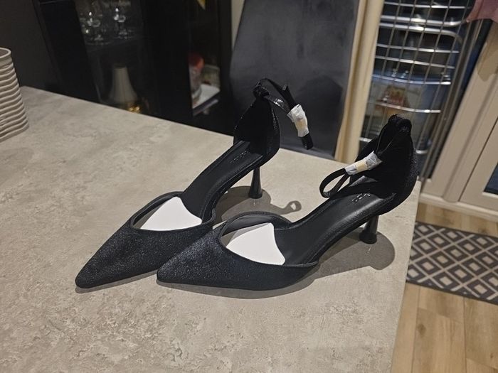 Velvet Low Stiletto