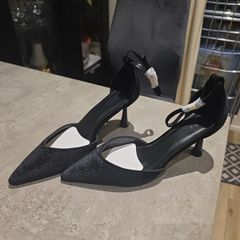 Velvet Low Stiletto