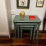 Vintage Nest of Tables GREEN Image 3