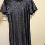 Next Girls Black Sequin Party Dress (Age 7) Image 4