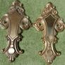 Vintage Ornate , Brass  Plates Image 4