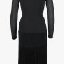 Victoria Beckham black knit Midi dress Image 3