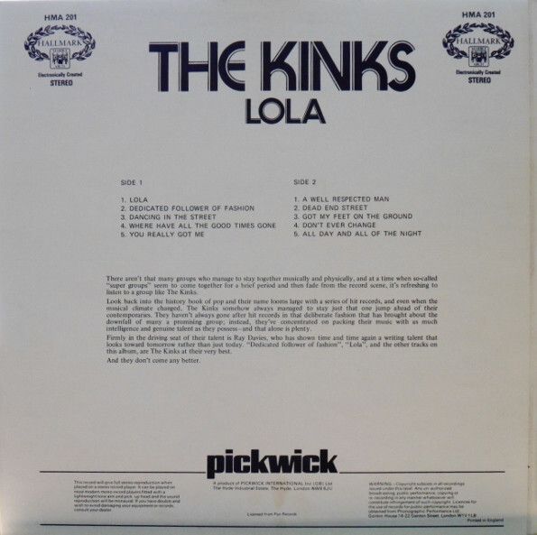 The Kinks   Lola