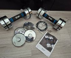 Northdeer Steel Dumbbells - Ultra Compact Adjustable Dumbbells 7.5 kg