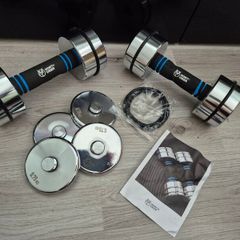 Northdeer Steel Dumbbells - Ultra Compact Adjustable Dumbbells 7.5 kg