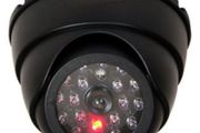 Dummy Dome Fake Home Office Garden Garage Yard Storage Unit Business Security Camera CCTV 30pc False IR LED W/ Flashing Red LED Light