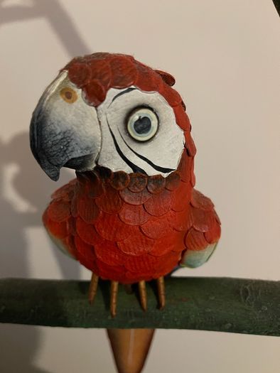 Handmade bird parrot