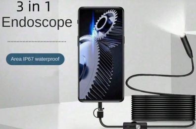 Brand New Endoscope Inspection Camera HD Industrial Automotive Inspection Pipeline Waterproof IP67