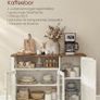 Vintage Sideboard Kitchen Cabinet Storage Cabinet (White) Image 5