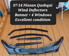 Qashqai wind deflectors
