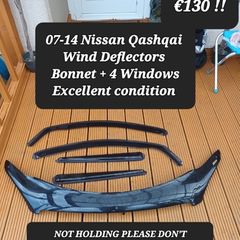 Qashqai wind deflectors