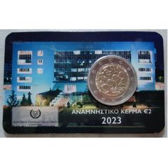 Cyprus 2 Euro Brilliant Uncirculated Coin 2023 - 60th Anniversary of the Establishment of the Central Bank of Cyprus - 2 Euro Commemorative Coin