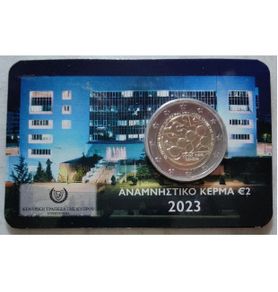 Cyprus 2 Euro Brilliant Uncirculated Coin 2023 - 60th Anniversary of the Establishment of the Central Bank of Cyprus - 2 Euro Commemorative Coin
