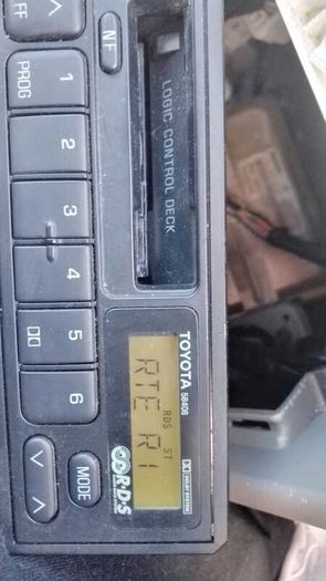 Toyota Vintage Single DIN RDS Radio Cassette Player 58406