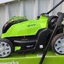 Greenworks 40V Cordless Lawnmower, 41cm Cutting Width, 50L Bag, 2 x 40V Batteries & One Charger Image 2