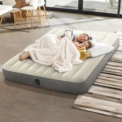 QUEEN DURA-BEAM SERIES SINGLE HIGH AIRBED Queen Dura-beam Series Single High Airbed - Taupe & Grey, Quee size