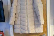 Fluid Padded Coat With Faux Fur Trim On the Hood.  S. 16-18.  B.N.W.T.